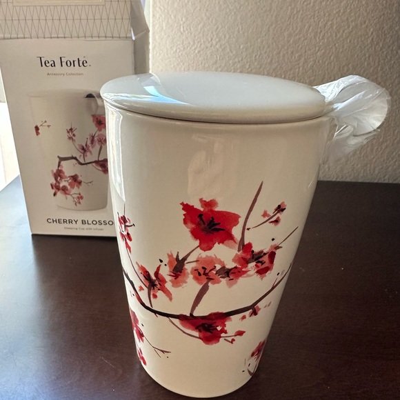 Tea Forté - Cherry Blossom Steeping Cup w/ Infuser - NWOT - Picture 8 of 13